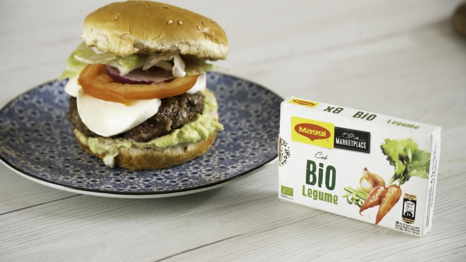 Burger cu mozzarella