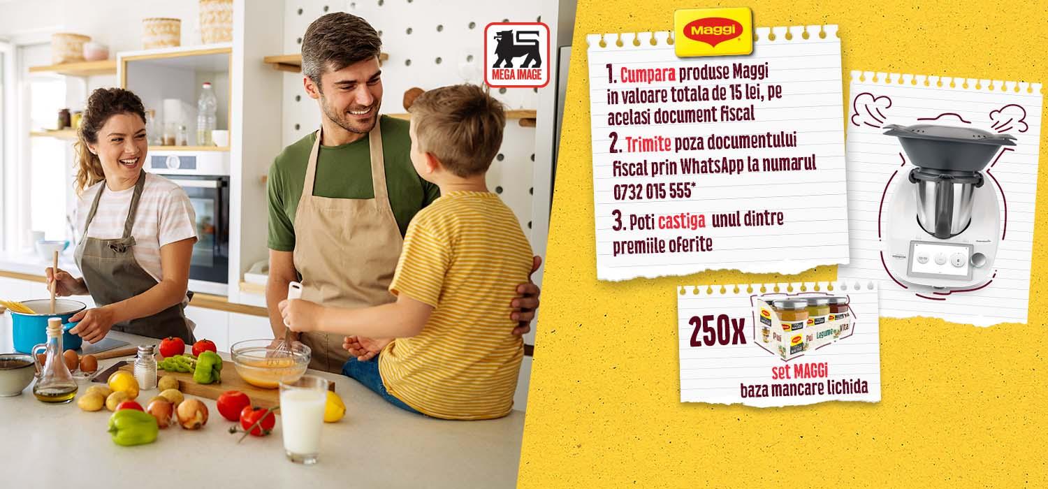  “Cu premiile Maggi gatesti cu zambetul pe buze!" Mega Image 