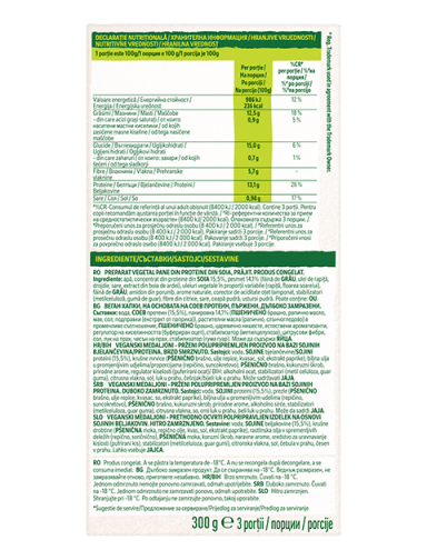 GARDEN GOURMET Preparat vegetal pane din proteine din soia, prăjit, 300g/3 portii  BOP 1