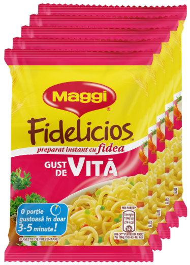 MAGGI Fidelicios cu gust de Vita 59.2g, Pachet 5 bucati_FOP