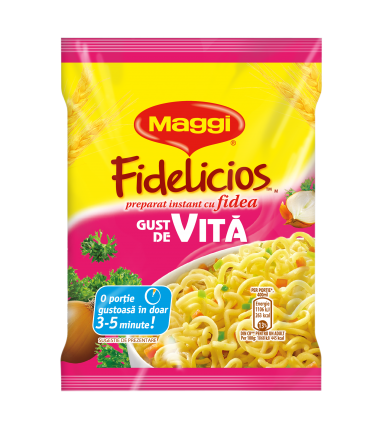 MAGGI Fidelicios cu gust de vită,  pachet, 59.2 g