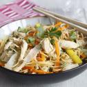 Noodles cu pui in stil mongolez
