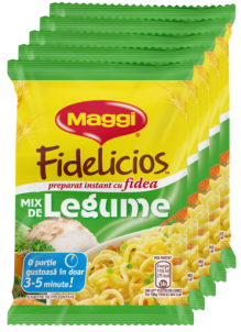 MAGGI Fidelicios Fidea instant Legume 59.2g, Pachet 5 bucati