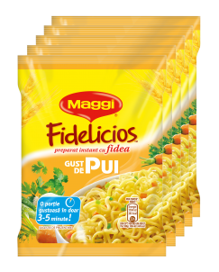 MAGGI Fidelicios cu gust de Pui 59.2g, Pachet 5 bucati