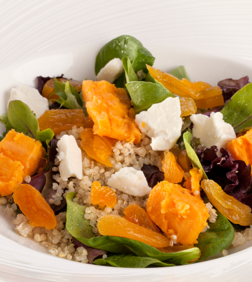 Salata de cartofi dulci si quinoa