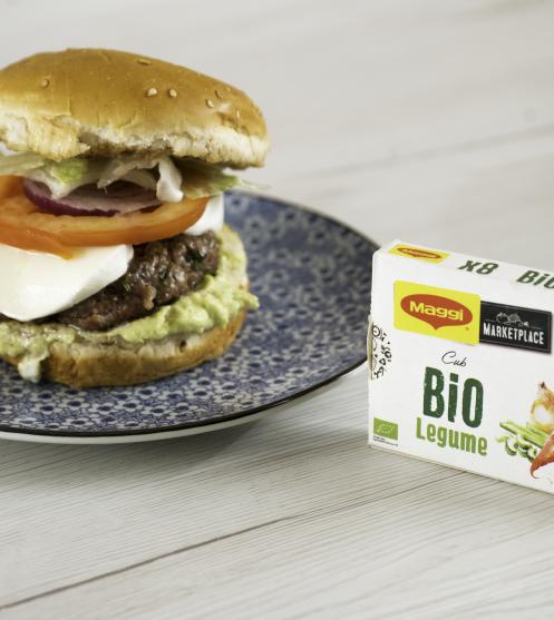 Burger cu mozzarella