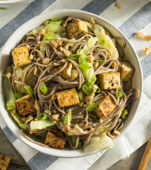 Noodles cu tofu si legume