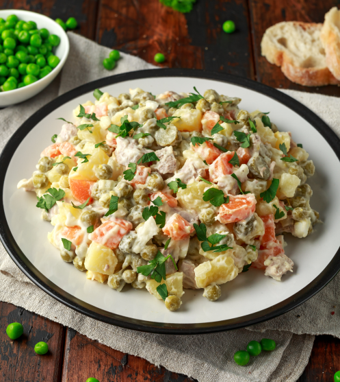Salata de boeuf cu mix de muraturi