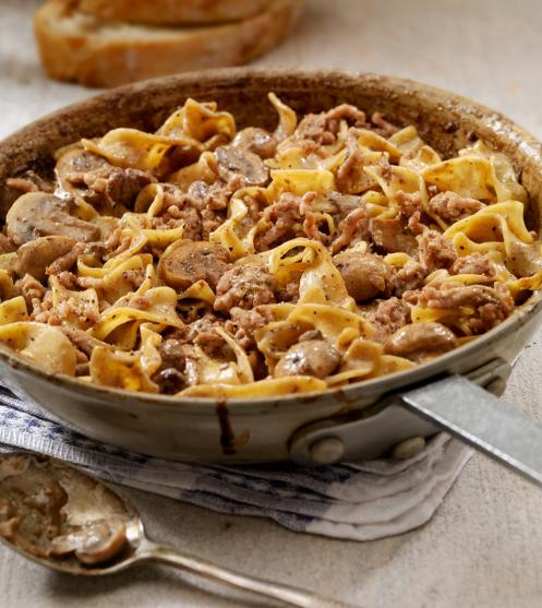 Spaghete cu sos de ciuperci