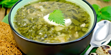 Ciorba de urzici dreasa cu smantana
