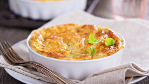 Sufleu de legume la cuptor